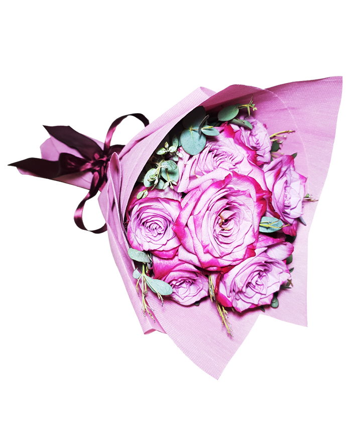 Eternal Love (2Tone Pink/Purple Rose Bouquet )