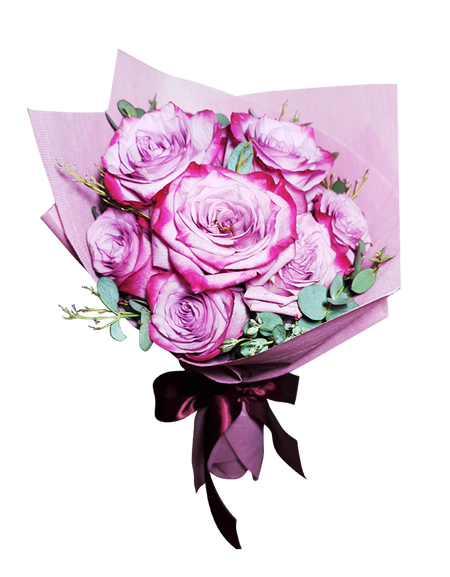Eternal Love (2Tone Pink/Purple Rose Bouquet )