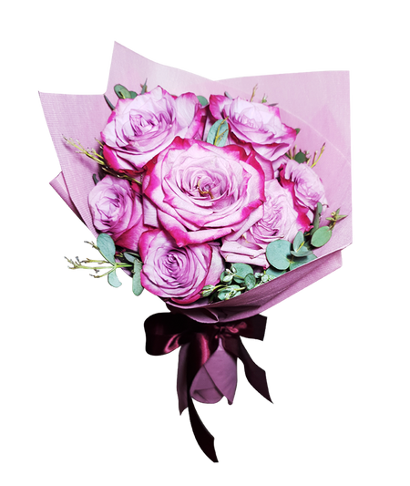 Eternal Love (2Tone Pink/Purple Rose Bouquet )