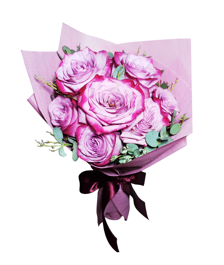 Eternal Love (2Tone Pink/Purple Rose Bouquet )