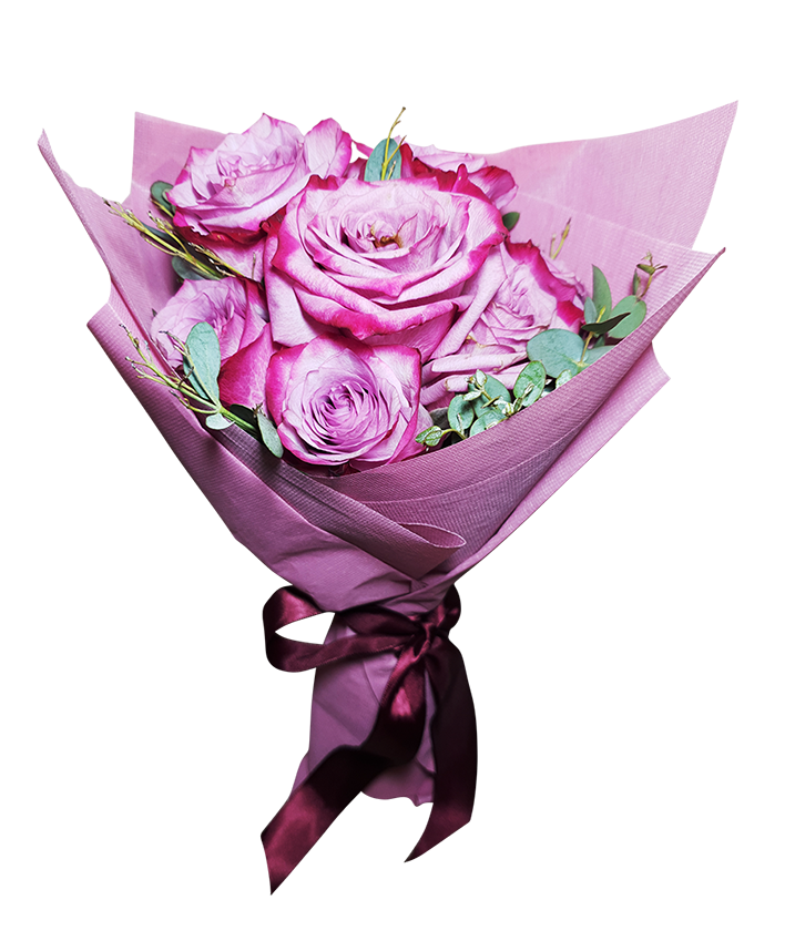 Eternal Love (2Tone Pink/Purple Rose Bouquet )