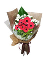 Passion Red Gerbera Bouquet