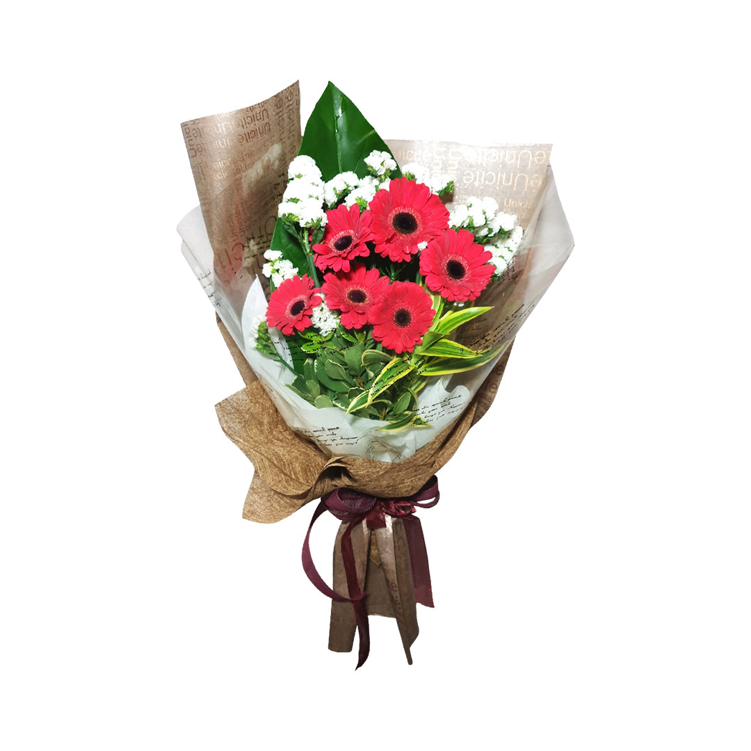 Passion Red Gerbera Bouquet