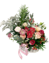 Mixed Roses Floral Basket