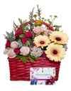 Gerbera Mixed Floral Basket