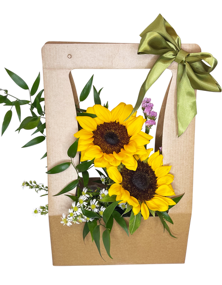 Twin Sunflowers Bloom Bag
