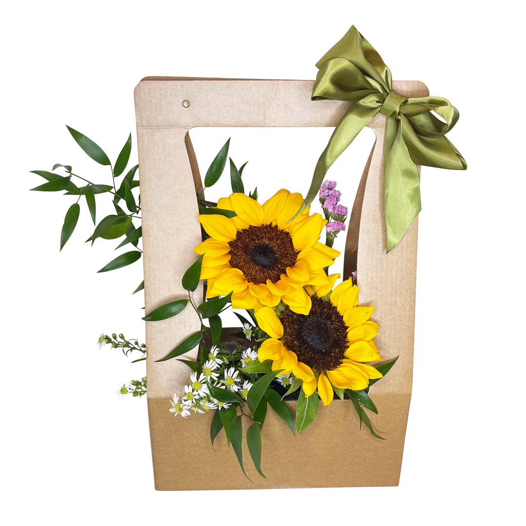 Twin Sunflowers Bloom Bag