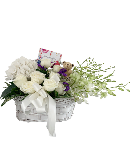 White Wonderland with Mini Bear