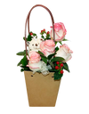DIY Workshop I 2 Tone Roses in Flower Bag w Mini Bear