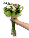 Dreamy White Bridal Bouquet  ( Solemnization/ ROM/ Wedding )