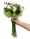 White Rose Hand Bouquet