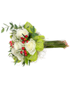 White Rose Hand Bouquet