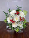 Dreamy White Bridal Bouquet  ( Solemnization/ ROM/ Wedding )