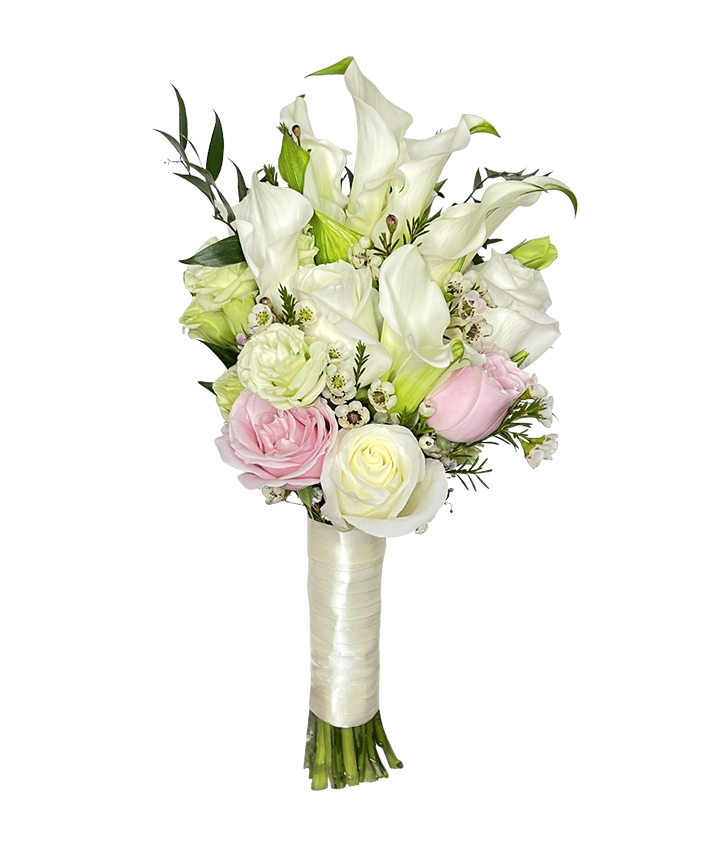 Calla Lilies Bridal Hand Tied Bouquet