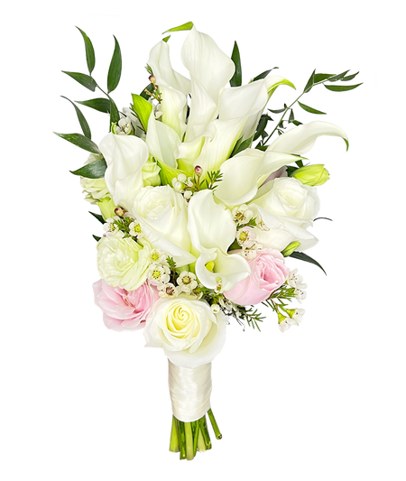 Calla Lilies Bridal Hand Tied Bouquet