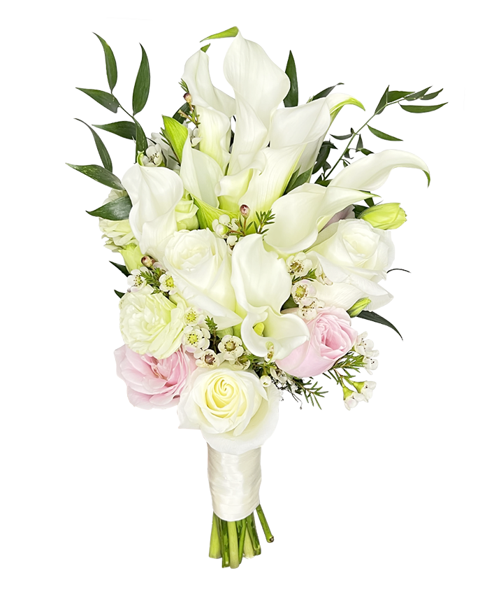 Calla Lilies Bridal Hand Tied Bouquet