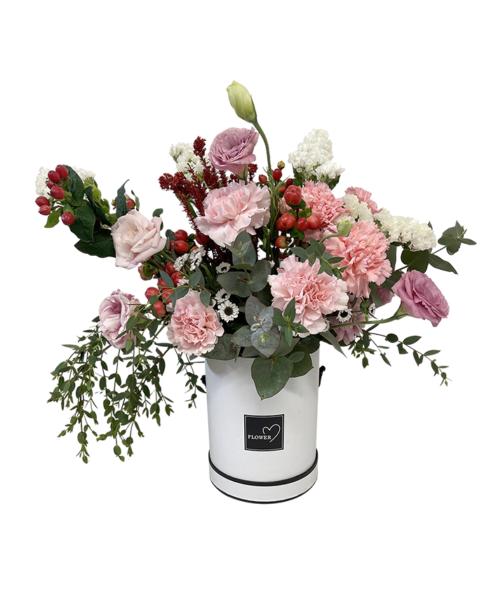 Pink Carnation Bloom Box
