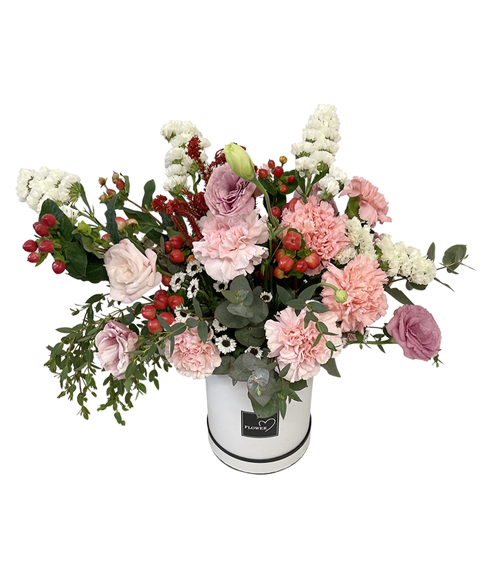 Pink Carnation Bloom Box