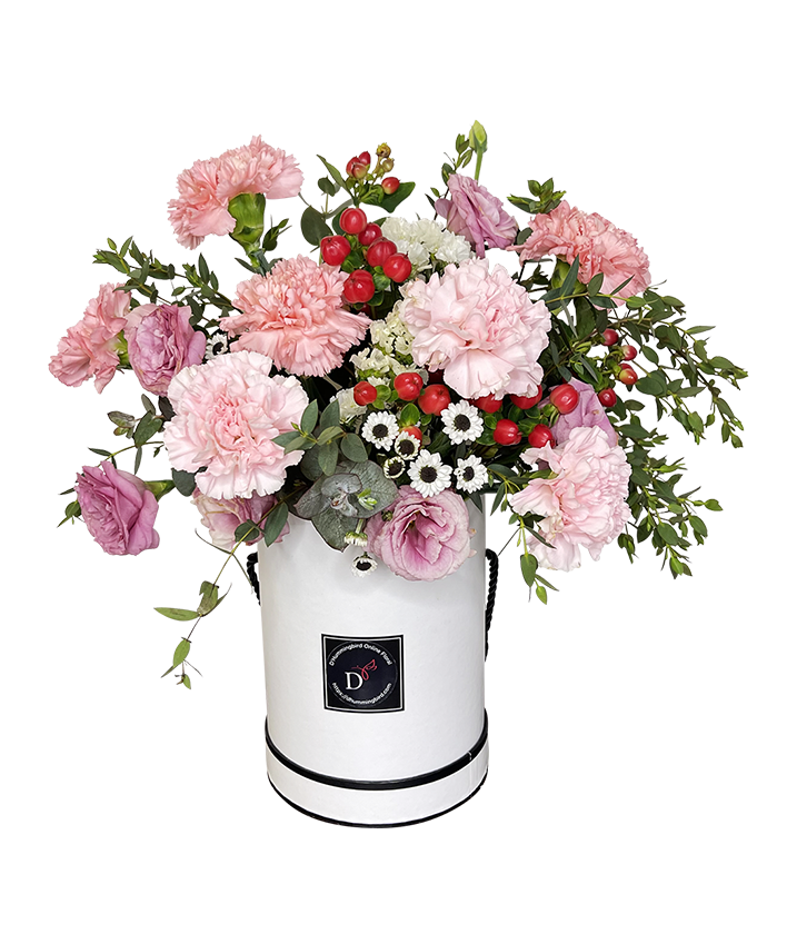 Pink Carnation Bloom Box