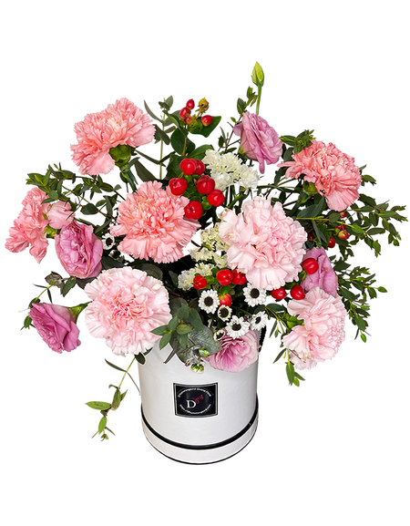 Pink Carnation Bloom Box