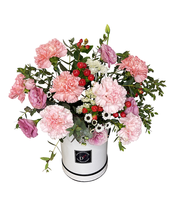 Pink Carnation Bloom Box