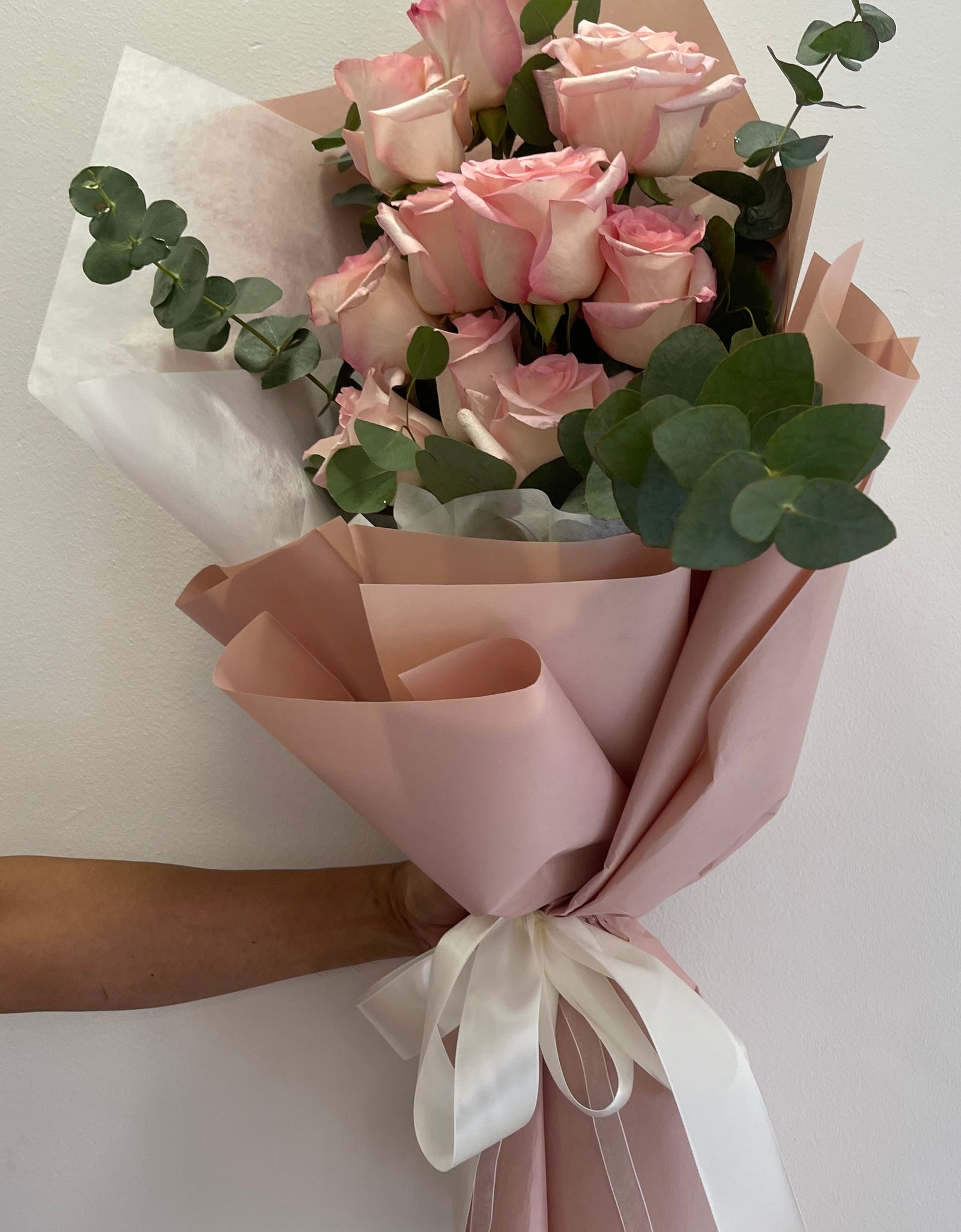 Endearing Sweet Pink Rose Bouquet