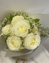 Dainty White Rose Bouquet