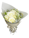 Dainty White Rose Bouquet