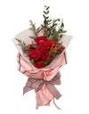 Red Rose Carnation Bouquet