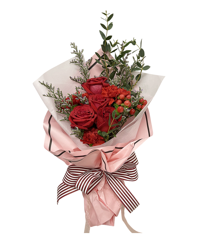 Dashing Red Rose Bouquet