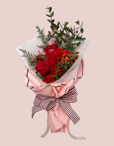 Dashing Red Rose Bouquet