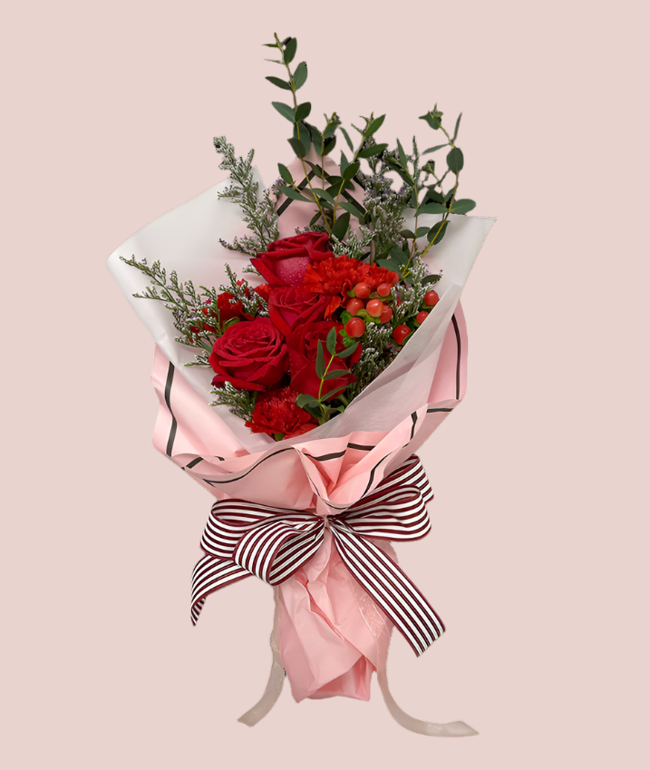 Dashing Red Rose Bouquet