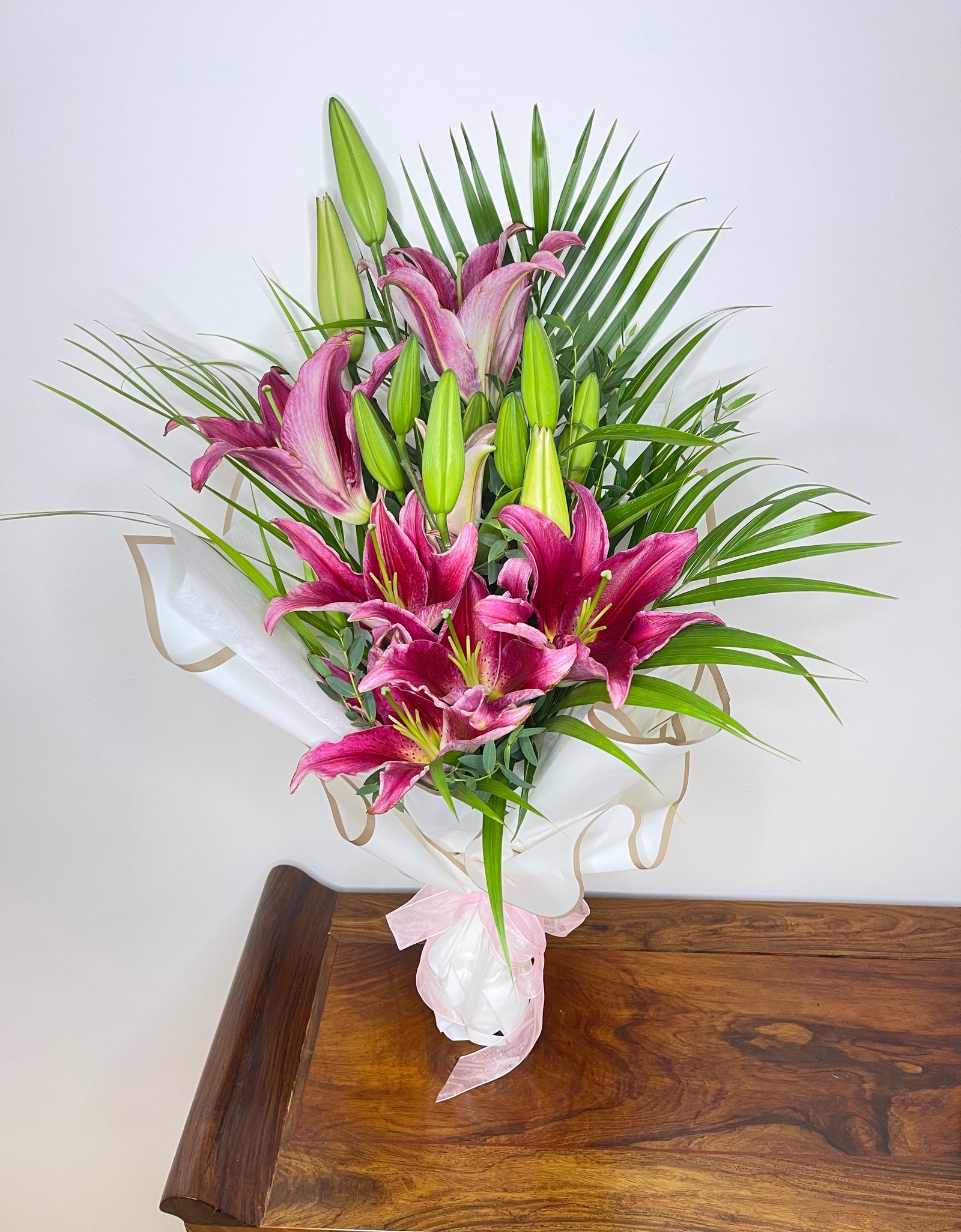 Deep Purple Lily Bouquet