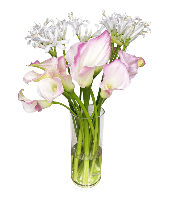 Elegant Calla Lilies and Tulip Bridal Bouquet  (ROM/Wedding Bouquet)
