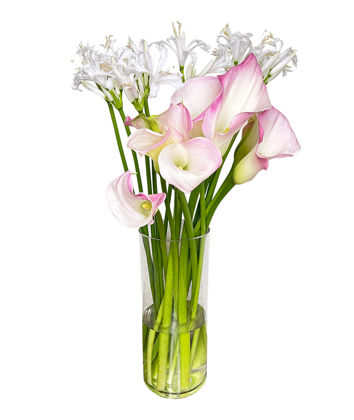 Elegant Calla Lilies and Tulip Bridal Bouquet  (ROM/Wedding Bouquet)