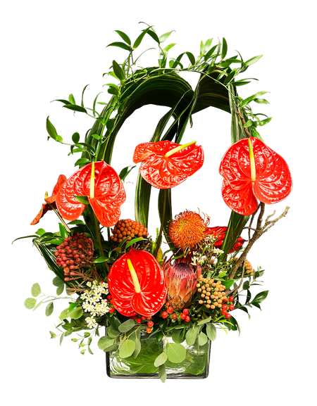 Red Flamingo Tropical Wonderland (Large)