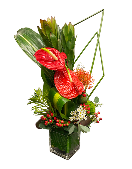 Red Flamingo Tropical Tower (Medium)