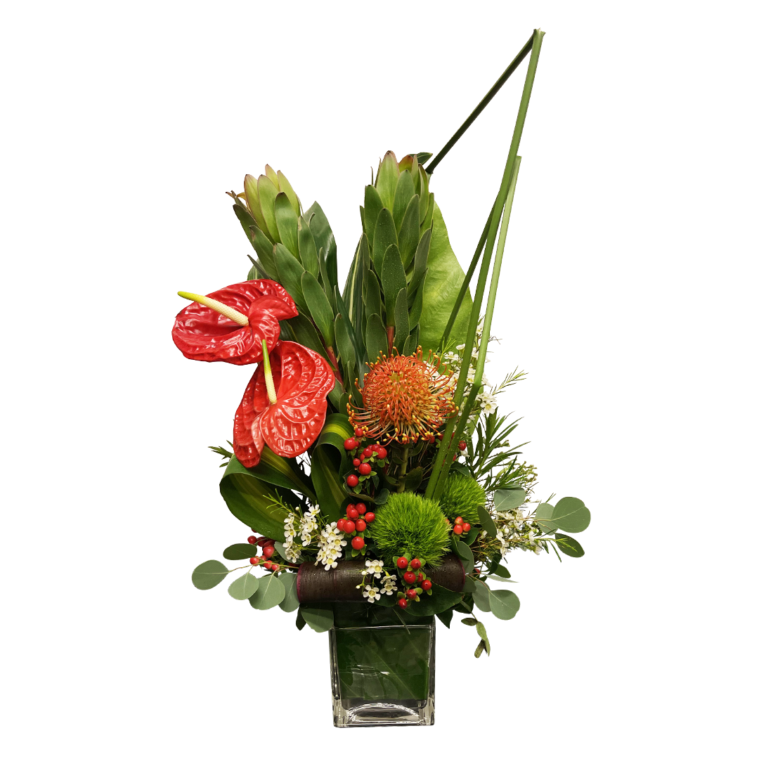 Red Flamingo Tropical Tower (Medium)