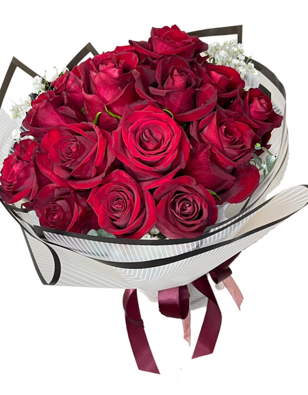 Sincerely Yours I Red Rose Bouquet