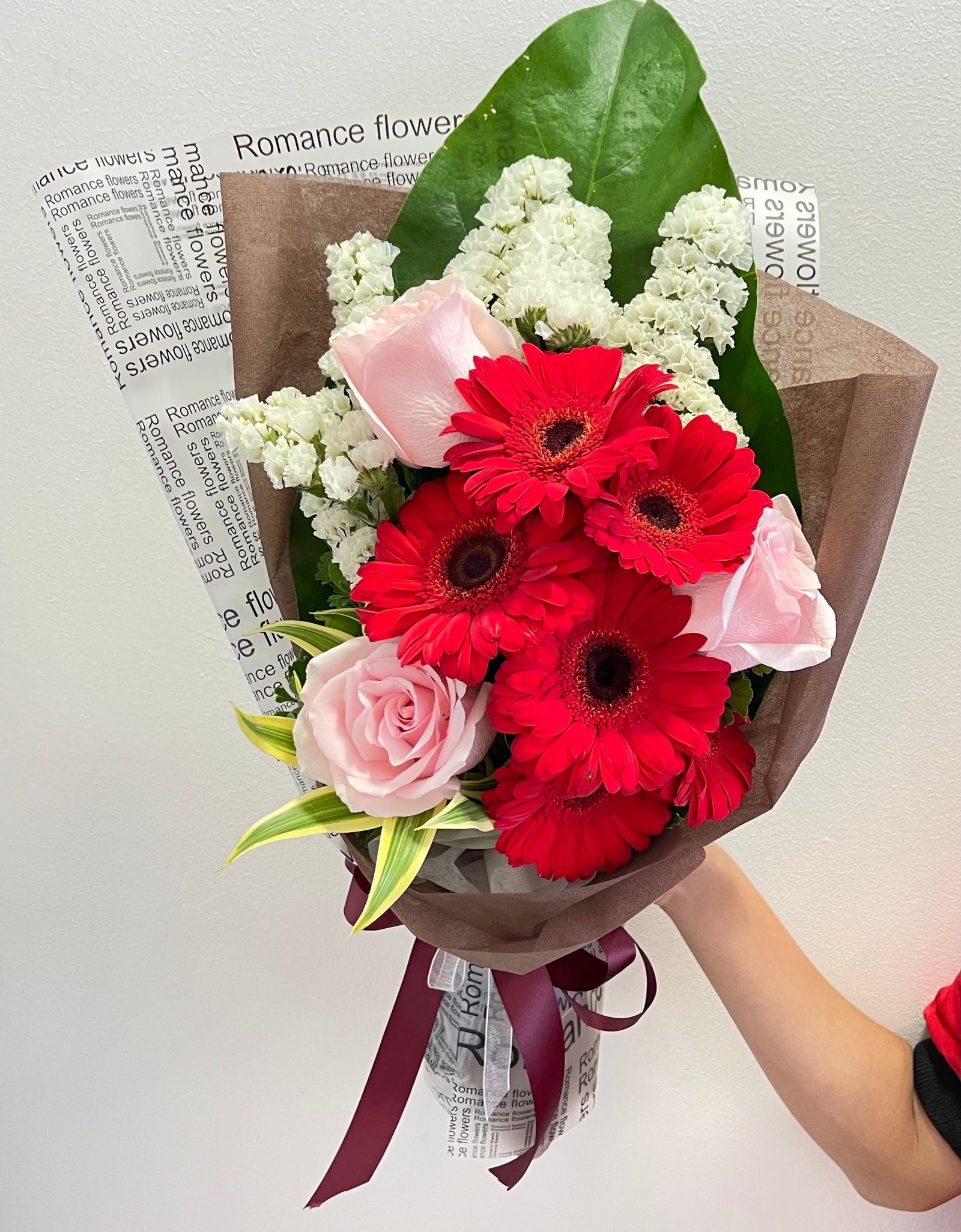Crimson Gerbera Bouquet