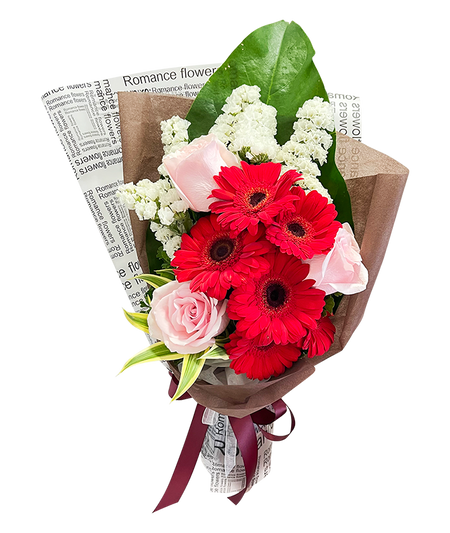 Crimson Gerbera Bouquet