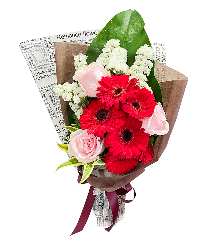 Crimson Gerbera Bouquet