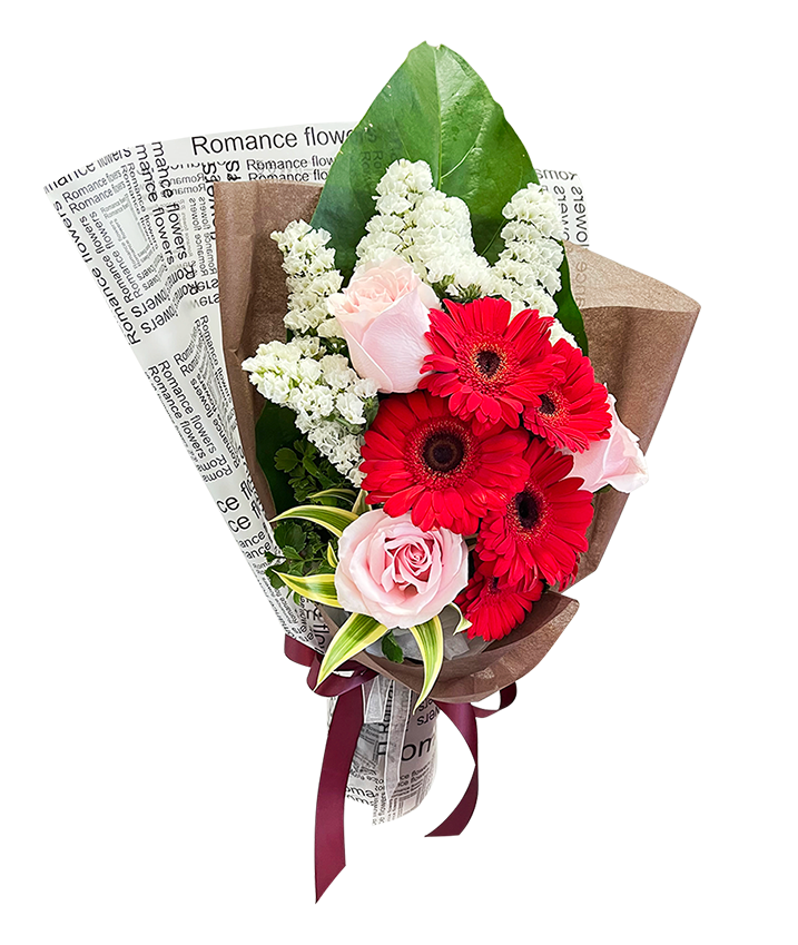 Crimson Gerbera Bouquet