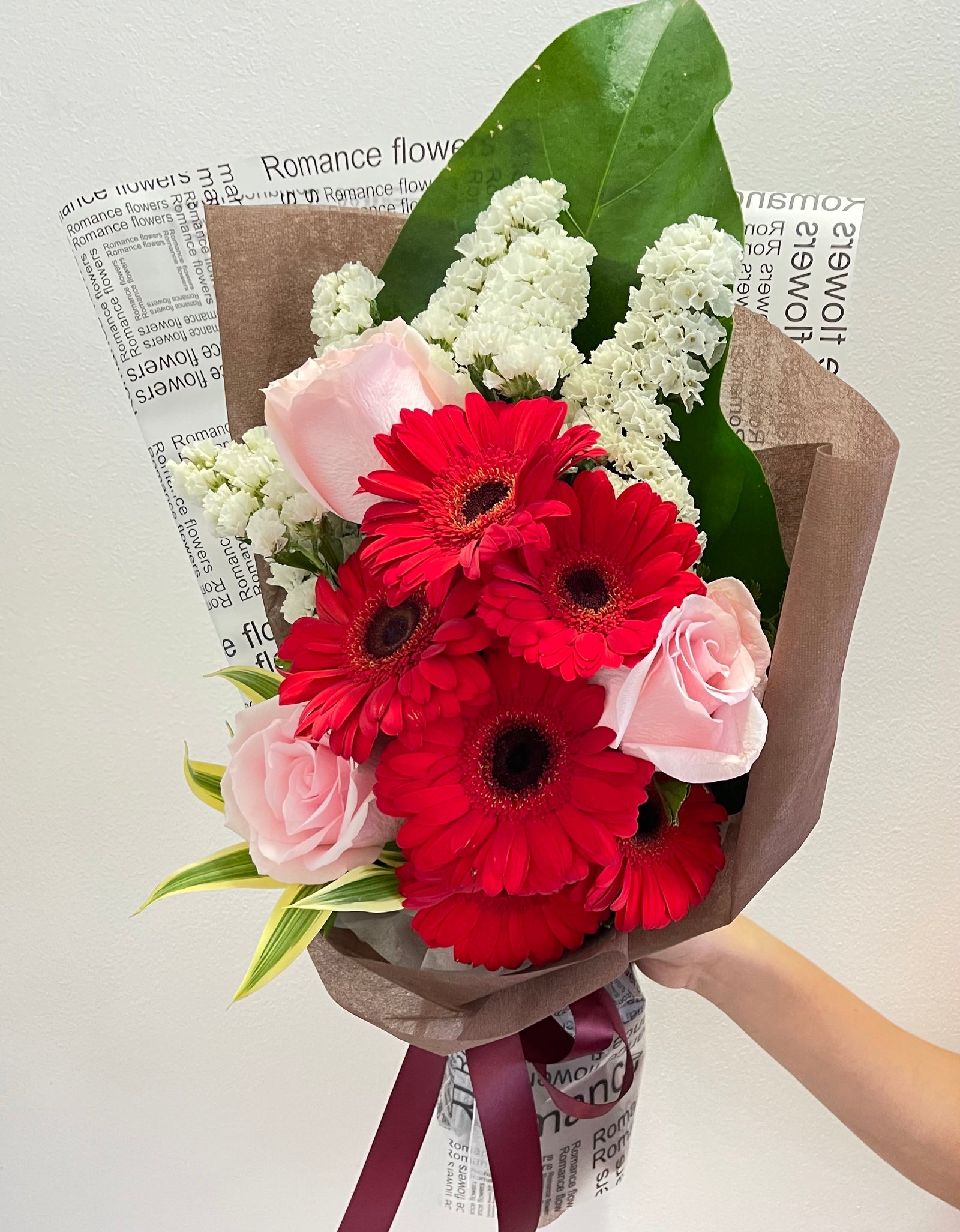 Crimson Gerbera Bouquet