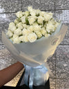 99 Miniature White Roses