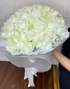 99 White Roses I Forever Love Rose Bouquet