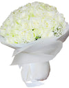 99 white roses bouquet - love forever