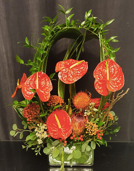 Red Flamingo Tropical Wonderland (Large)