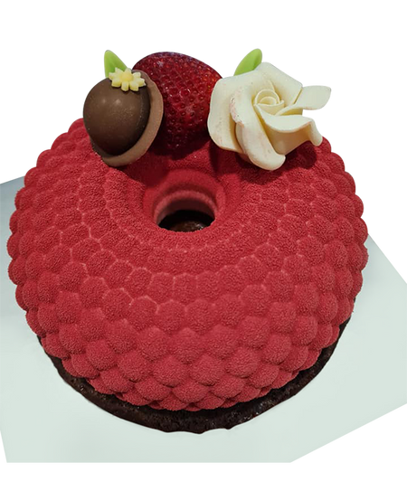 Strawberry Dome Light Cheese Cake (100% gluten-free)