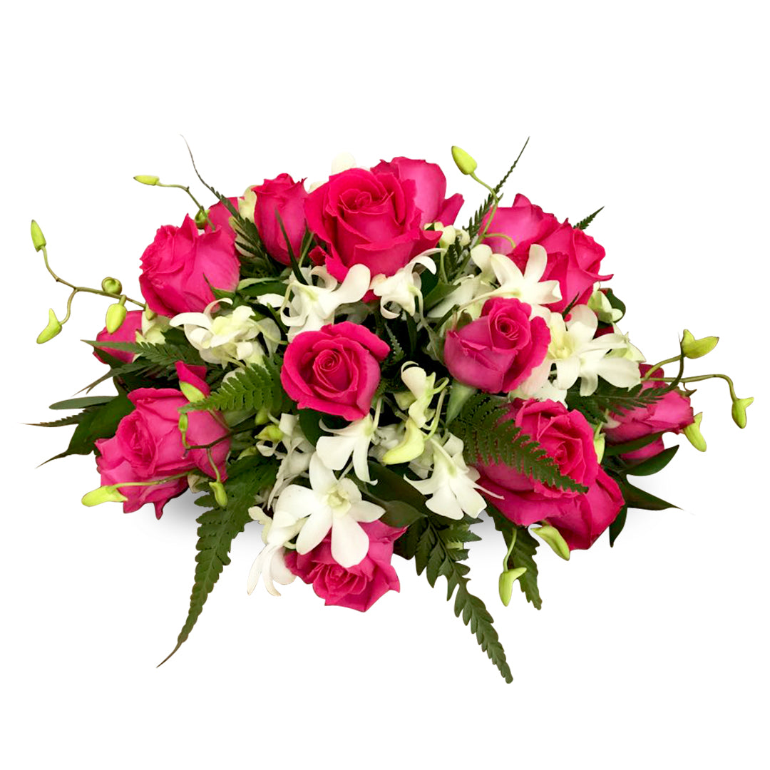 Vibrant Fuschia Pink Rose Table Top